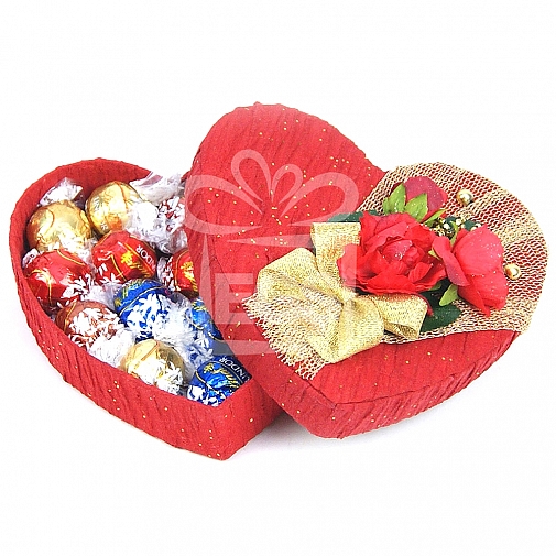 Lindt Lindor in Heart Box - 200gm