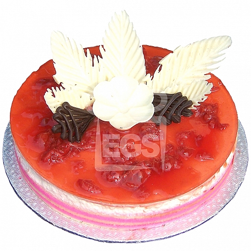 2Lbs Designer Red Berry Cheese Cake - Serena Hotel