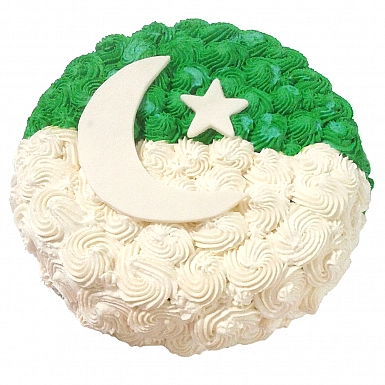 3Lbs Pakistan Flag Cake - Armeen