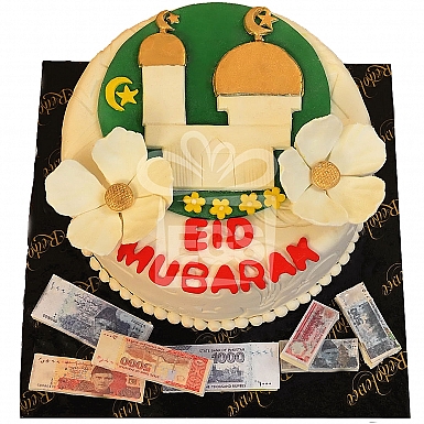 3Lbs Eid Cake with Eidi - Redolence Bake Studio