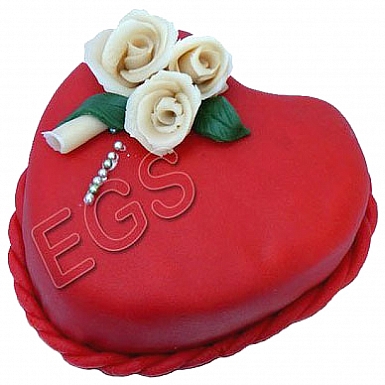 3Lbs Feelings Chocolate Heart Cake - Redolence Bake Studio