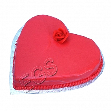3Lbs Heart Shape Cake - Tehzeeb Bakers