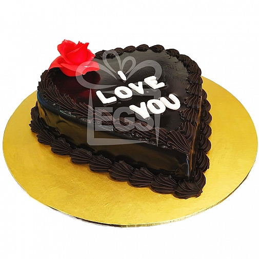 3lbs Heart Shape Chocolate Cake from Blue Ribbon Bakers