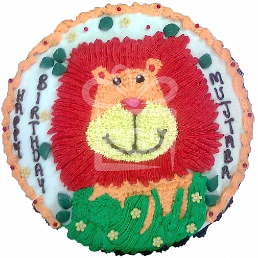 4Lbs Lion Themed Cake - Armeen