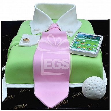 4Lbs Shirt and Tie Cake - Redolence Bake Studio