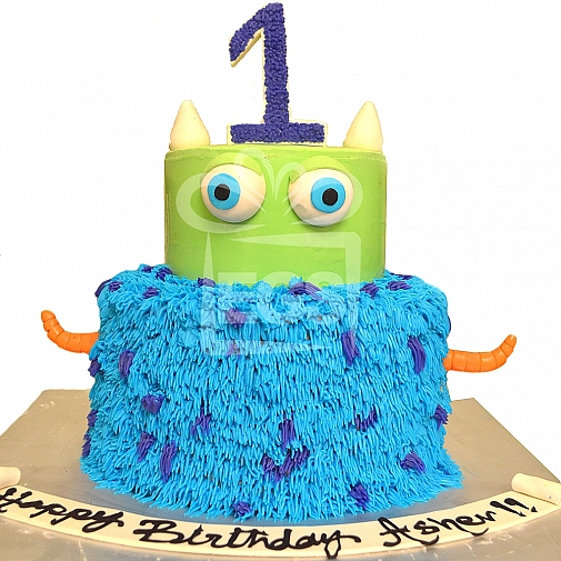 6Lbs First Birthday Celebration Cake - Redolence Bake Studio