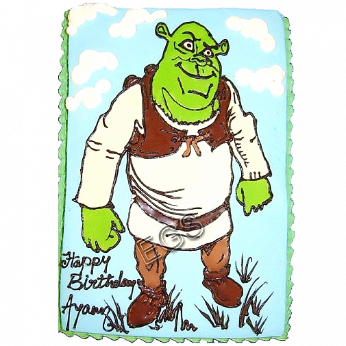 10Lbs Shrek Cake - Redolence Bake Studio
