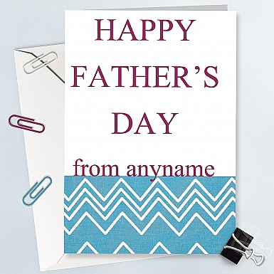 Happy Father Day - Personalised Cards