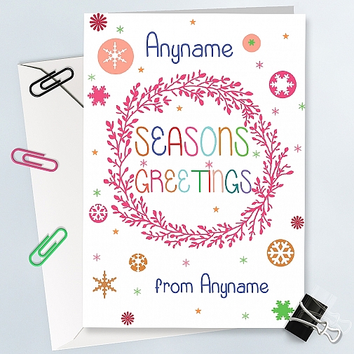 Seasons Greetings-Personalised Card