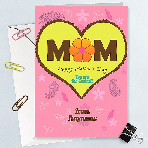 Coolest Mom Card - Personalised Card