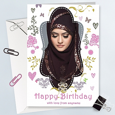 Happy Birthday Photo Card - Personalised Card