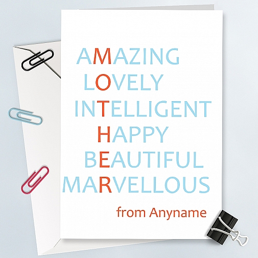 Amazing Mother's Day Card