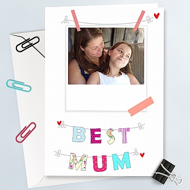 Best Mum-Photo card
