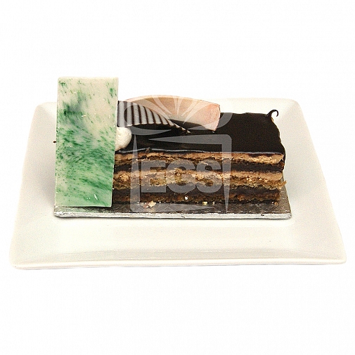 Chocolate Opera Pastry (small) - Serena Hotel