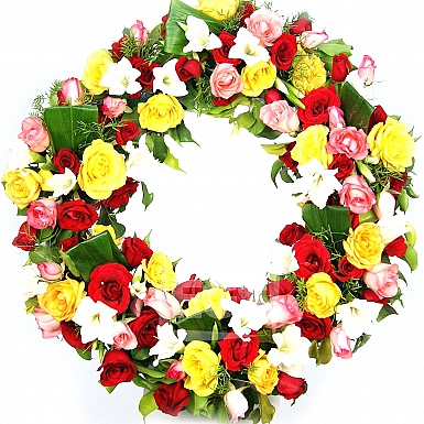 Colorful Floral Garland