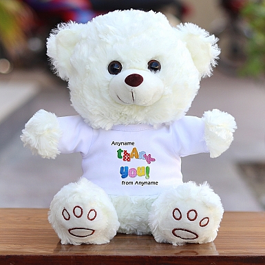 Cute Thank You - Personalised Bear