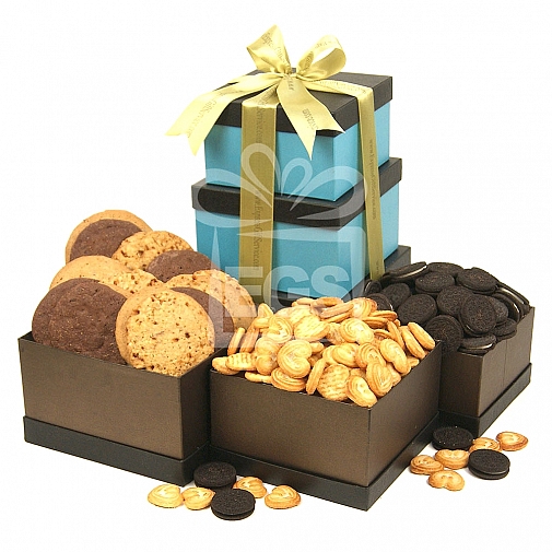 Assorted Biscuits Gift Tower