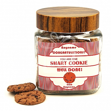 Personalsed Congrats Jar-Smart Cookie