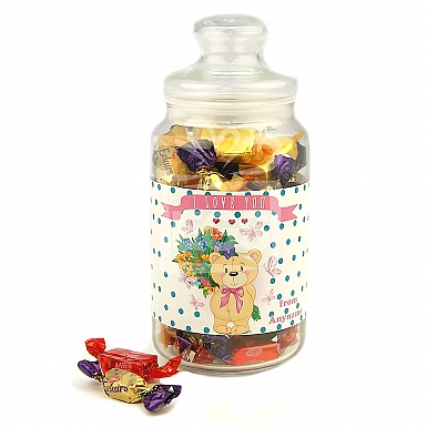 I Love You-Personalised Candies Jar