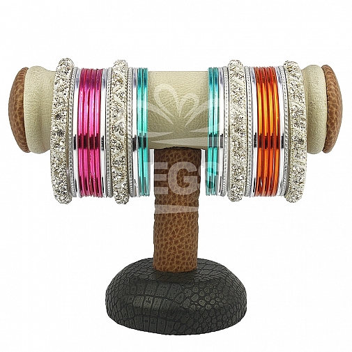 Elegant Metal Bangles Set