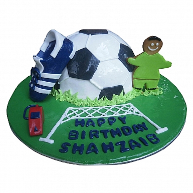 3Lbs Football Cake - Kitchen Cuisine