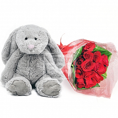 Forever Yours Rose and Bunny Combo