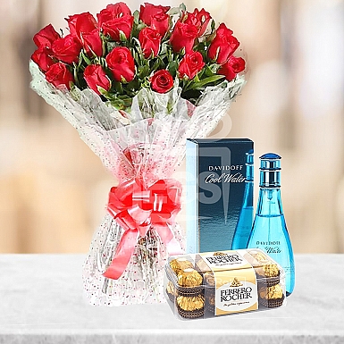 Fresh Flowers + Rochers+ Perfume