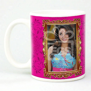 Striking Pink Mug - Personalised Mugs