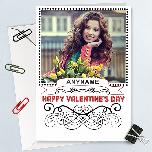 Happy Valentines-Personalised Photo Card