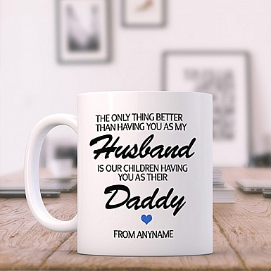 Husband as a Father-Personalised Mug