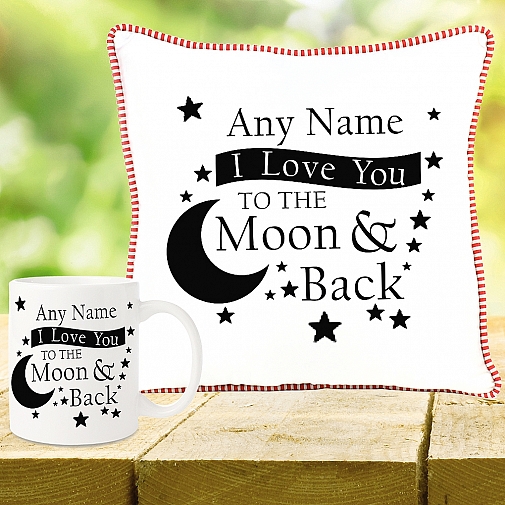 I Love you to the moon and Back-Personalised Gift Combo