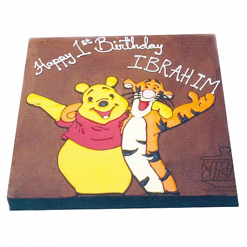4Lbs Tiger and Pooh Cake - Kitchen Cuisine