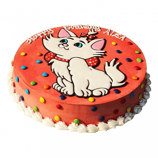 5Lbs Kitty Cat Cake - Kitchen Cuisine