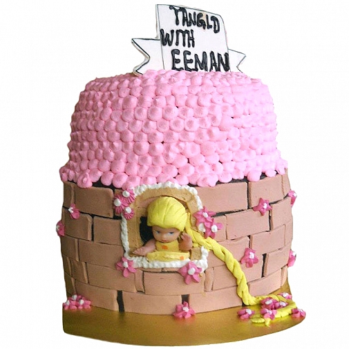 8Lbs Rapunzel Cake - Kitchen Cuisine