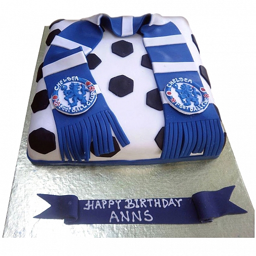 5Lbs Chelsea Football Club Cake - Kitchen Cuisine