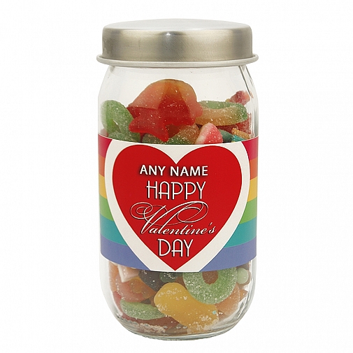 Valentines Day-Assorted Jellies Jar 