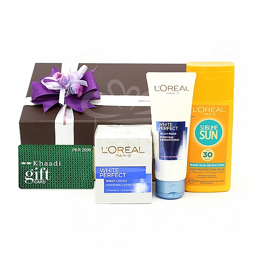 Khaadi and Loreal Hamper