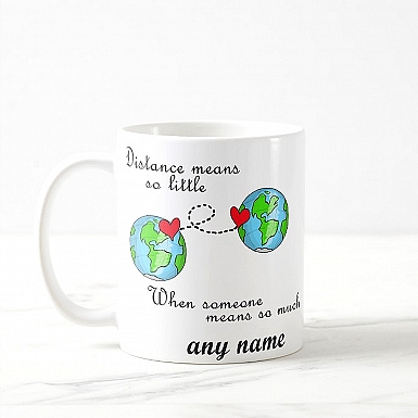 Long Distance-Personalised Mug