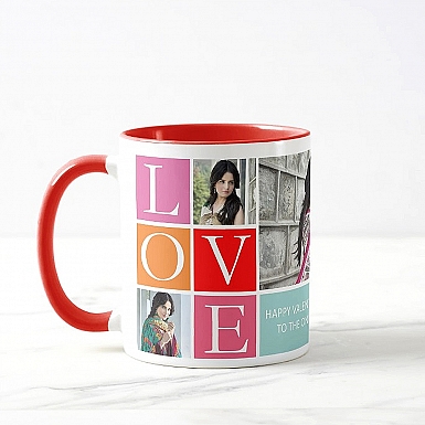 Love Photo Collage-Personalised Mug