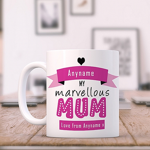 Marvellous Mum-PersonalisedMug