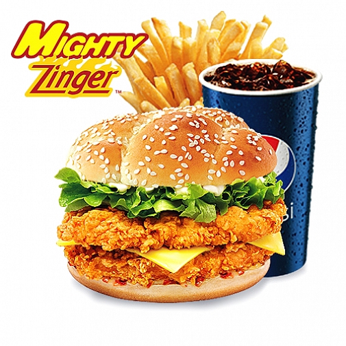 KFC Mighty Zinger Meal Deal for 2