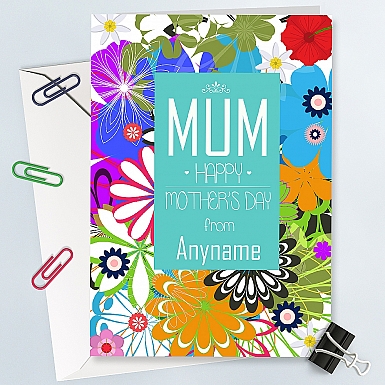 Mother's Day Floral Card