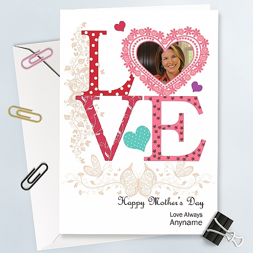 Mother's day Love-Personalised Photo Card