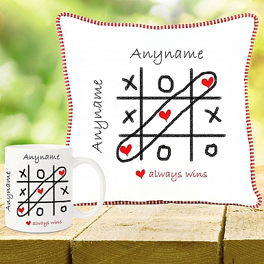 Noughts and Crosses-Personalised Gift Combo