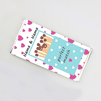 Perfect Match-Personalised Chocolate Bar