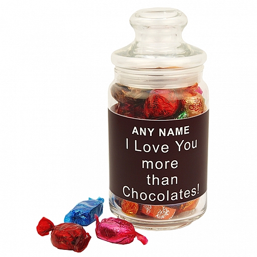 Love You More Than Chocolates-Quality Street Jar
