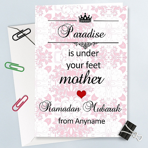 Ramadan Mubarak Card for Mother