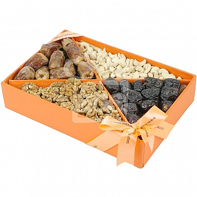 Dates Walnuts and Cashews Box