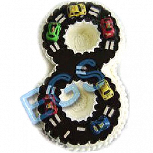 Single Digit Number Shaped Cake