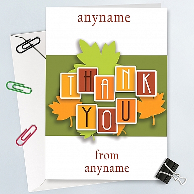 Special Thank You-Personalised Card